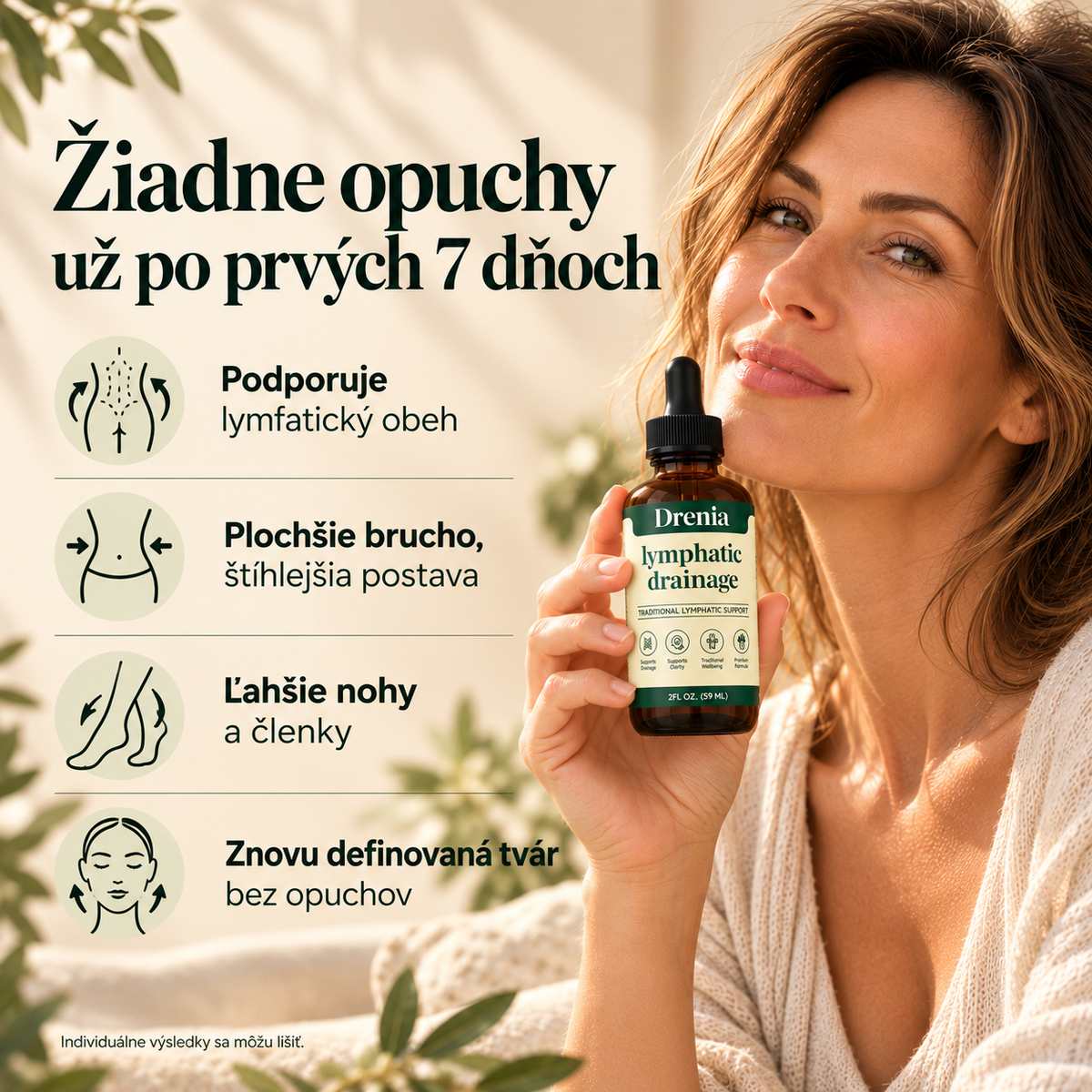 Drenia® kvapky na lymfatickú masáž