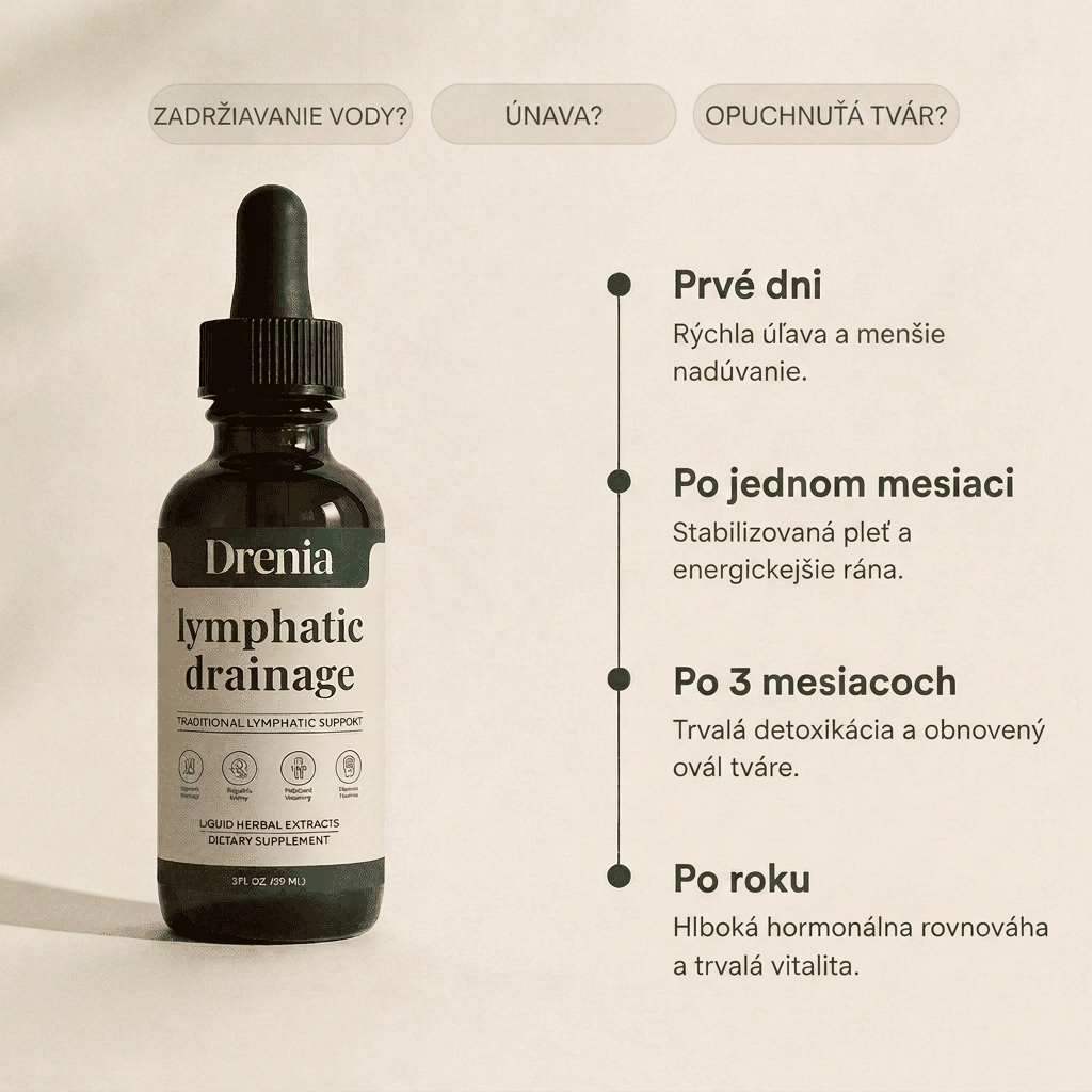Drenia® kvapky na lymfodrenážnu masáž