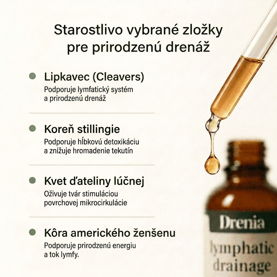 Drenia® kvapky na lymfodrenážnu masáž — 8